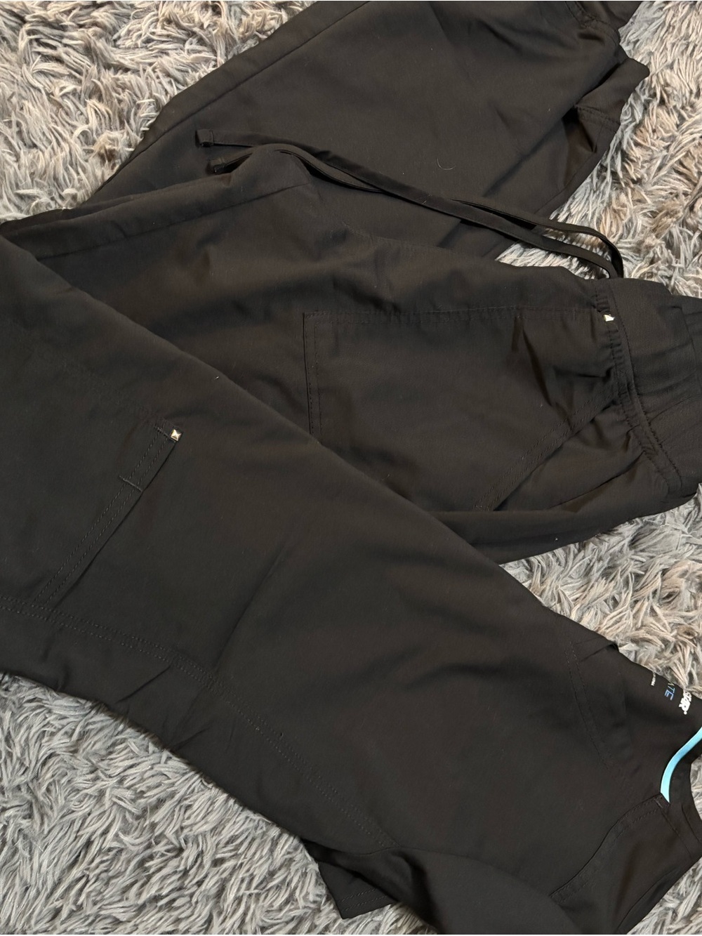 Scrubstar Black Drawstring Scrub Set WOMAN